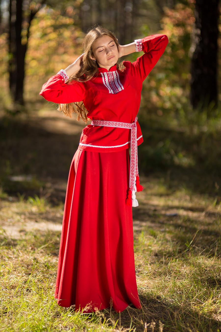Underwear Women in Slavic costumes in Weihai